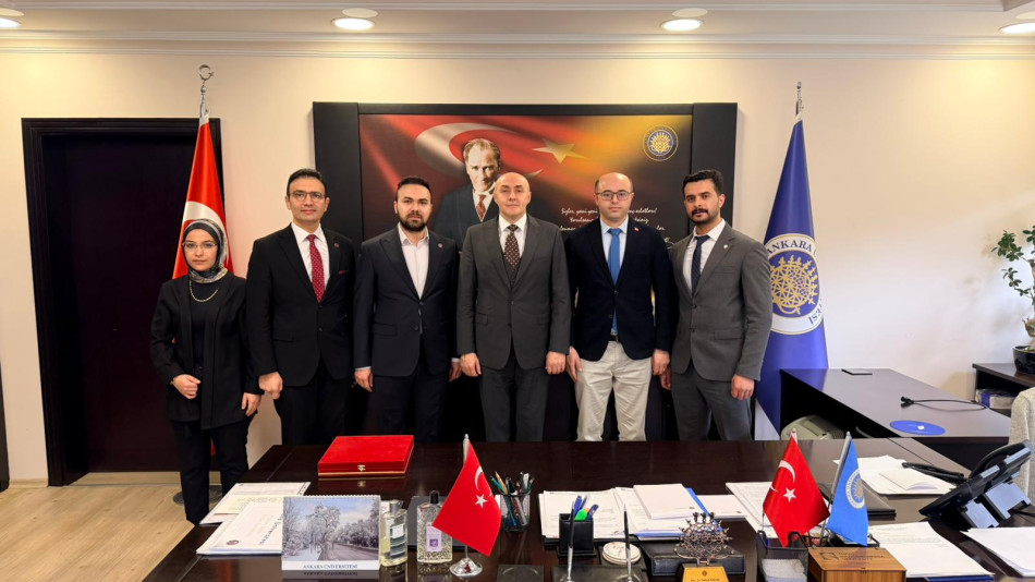 ANKARA ÜNİVERSİTESİ GENEL SEKRETERİ DOÇ. DR. HAKAN KAÇAK'A ZİYARETTE BULUNDUK